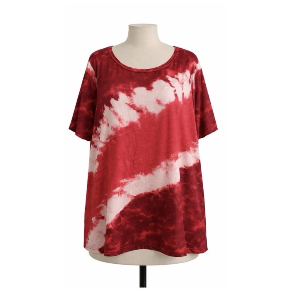 New 3X Alyxa Tie-Dye Top  #747*8**